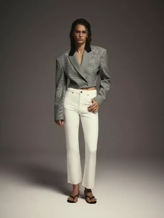 Джинсы GIRLFRIEND WHITE