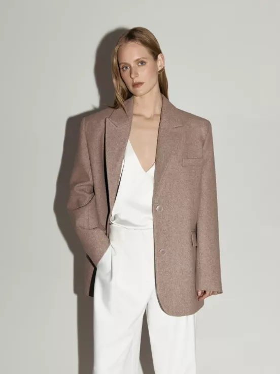 Бушлат MAJESTIC PEACH цвет пудровый