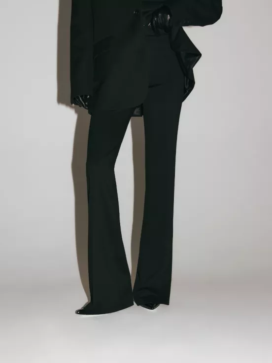 Брюки клеш CORLEONE цвет черный