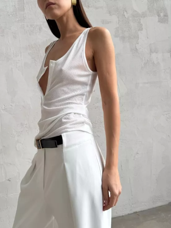 Майка PURE цвет белый