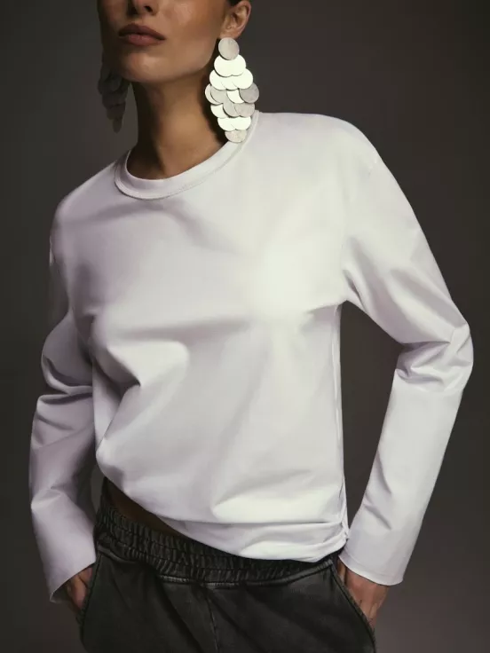 Лонгслив BLANC