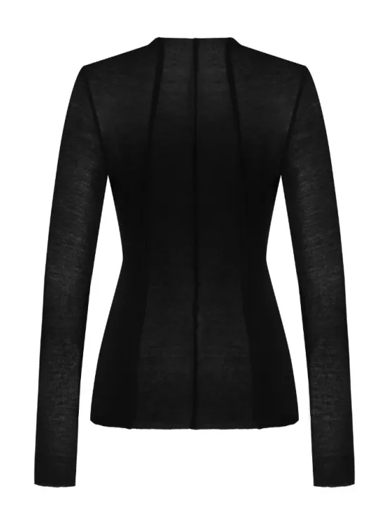 Купить Лонгслив SIGNATURE цвет черный за 15 900 рублей