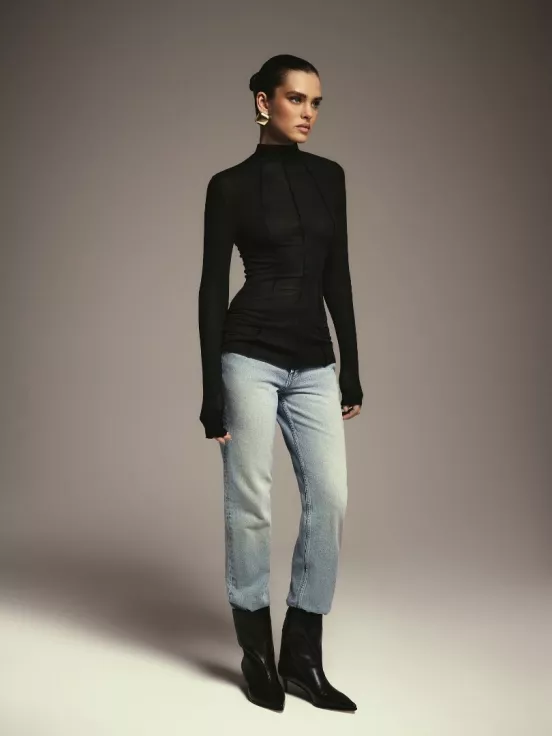 Лонгслив SIGNATURE цвет черный