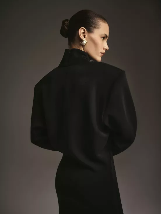 Купить Платье POEME mini цвет черный за 29 900 рублей