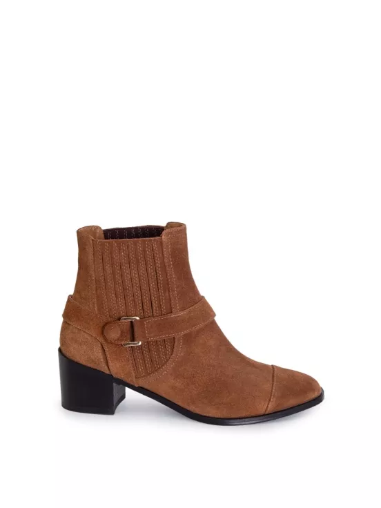 Ботильоны ANNA CHELSEA цвет кэмел
