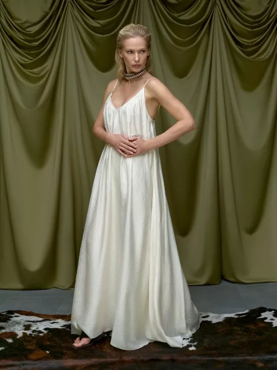 Сарафан REVIEW цвет сливочный