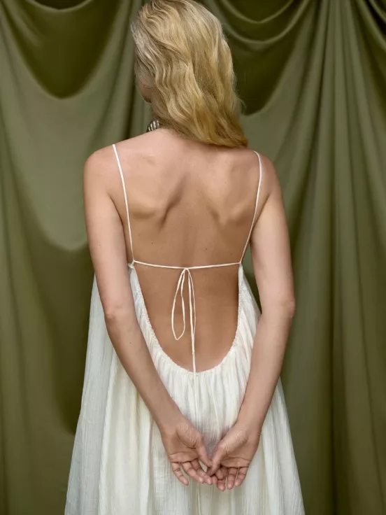 Купить Сарафан REVIEW цвет сливочный за 35 000 рублей