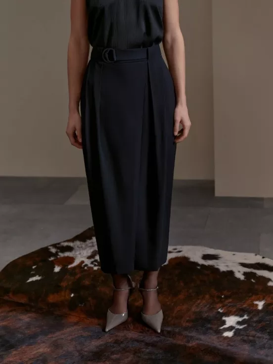 Купить Юбка RESONANCE цвет черный за 26 000 рублей