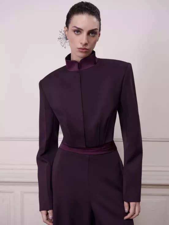 Кроп жакет PEONY QUEEN