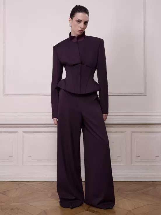 Корсет COME TO ME цвет винный