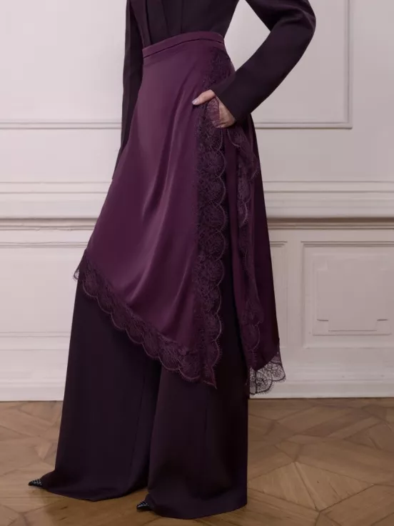 Купить Юбка GYPSY цвет винный за 47 088 рублей