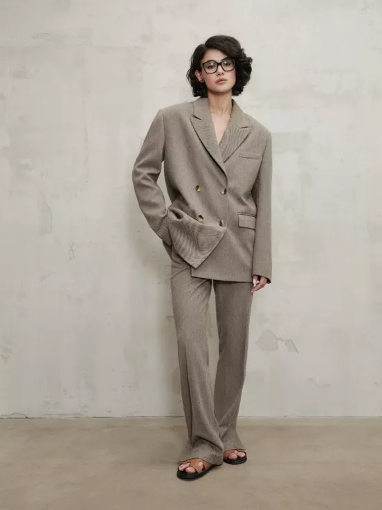 Купить Жакет TEDDY цвет бежевый за 27 500 рублей