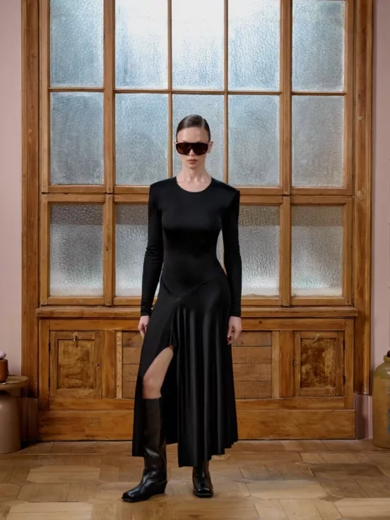 Платье RUNWAY цвет черный