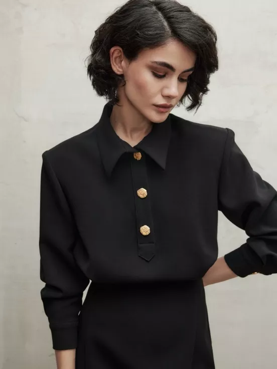 Платье ANNETTE цвет черный за 27 500 рублей