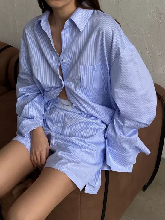 Шорты HONEY I'M HOME цвет синий