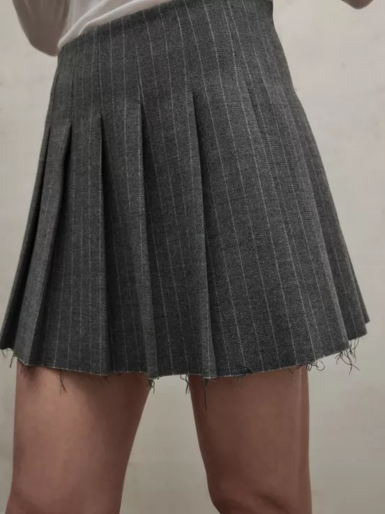 Юбка SCHOOL цвет серый за 19 500 рублей