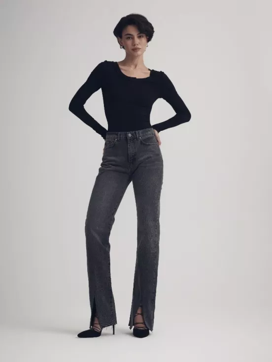 Купить Лонгслив EVERYDAY цвет черный за 8 500 рублей