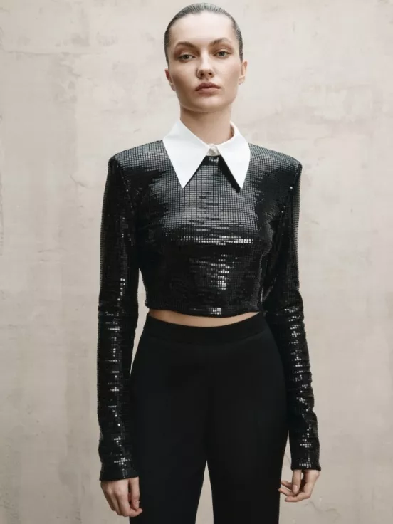 Блуза PIXEL цвет черный