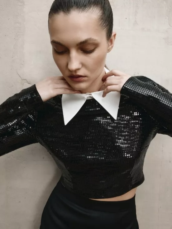 Блуза PIXEL цвет черный за 25 900 рублей