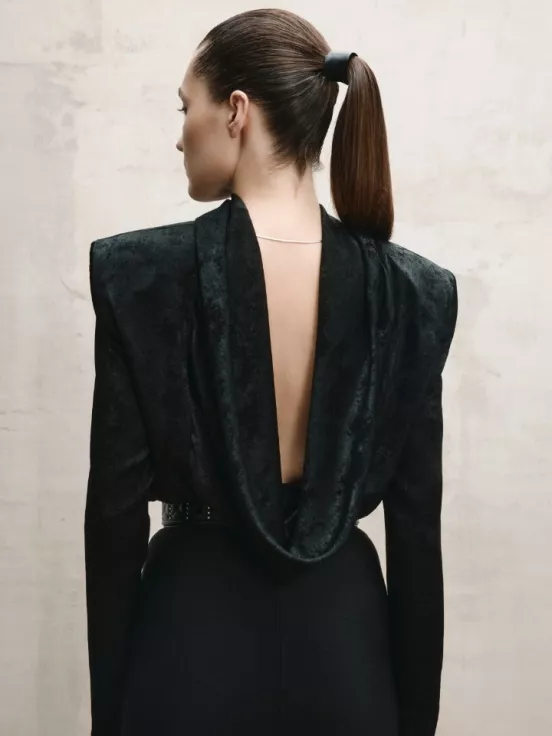 Боди CHAMPAGNE цвет черный