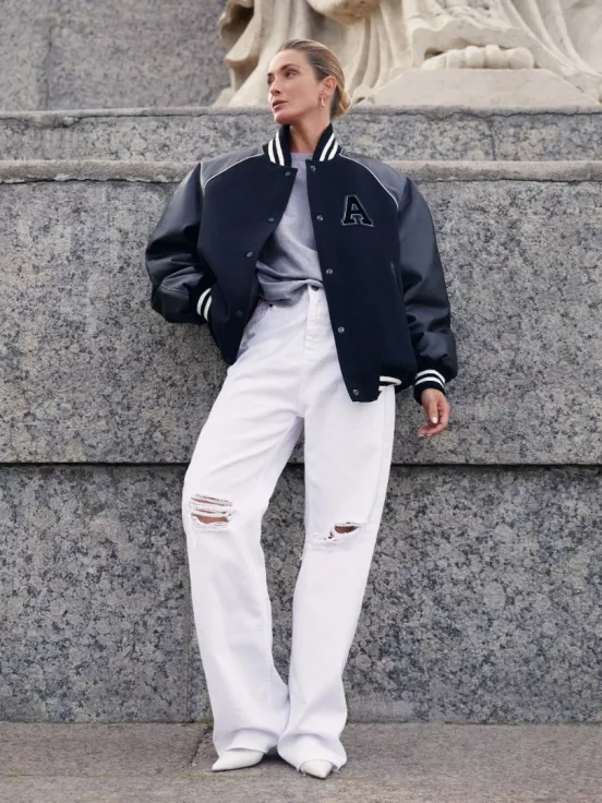 Бомбер А цвет черный