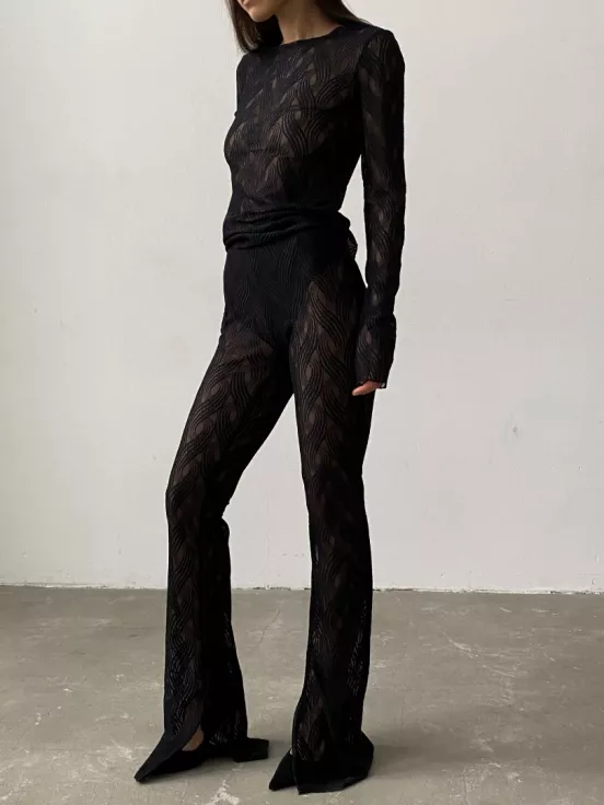 Брюки с разрезами BIANCA