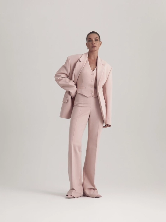 Брюки клеш PINK SORBET