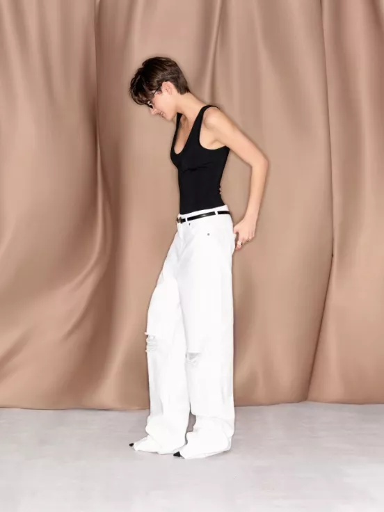 Джинсы ZNOI цвет белый