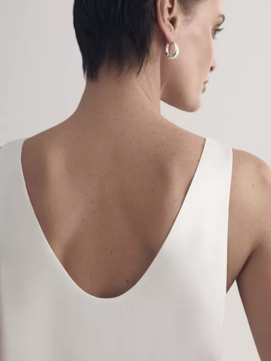 Купить Платье DAPHNE цвет белый за 18 900 рублей