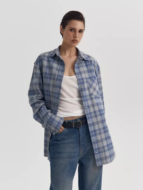 Рубашка CHEMISE цвет голубой за 21 900 рублей