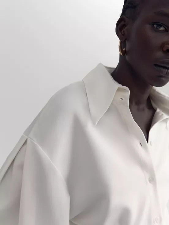 Купить Рубашка LADY MACBETH цвет молочный за 19 900 рублей