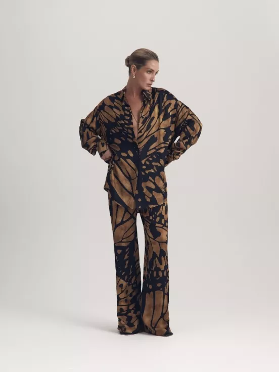 Брюки-клеш BUTTERFLY