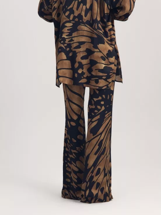 Брюки-клеш BUTTERFLY