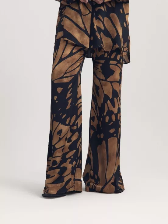 Брюки-клеш BUTTERFLY