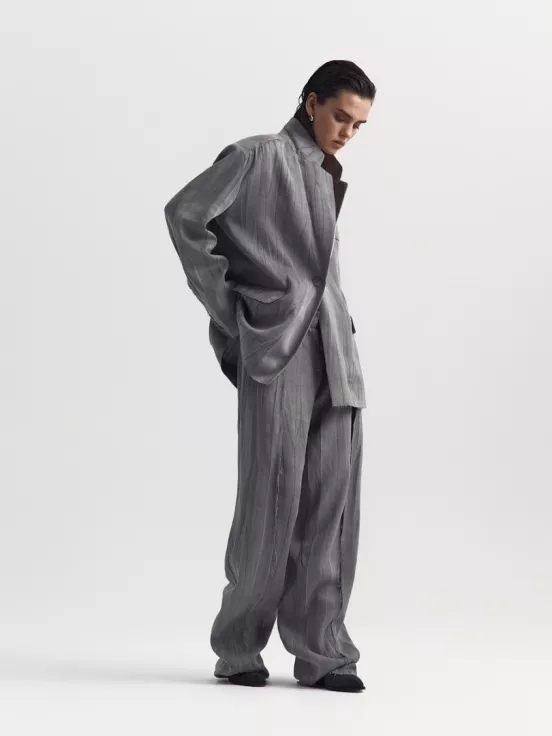 Брюки STONE цвет серый за 22 900 рублей