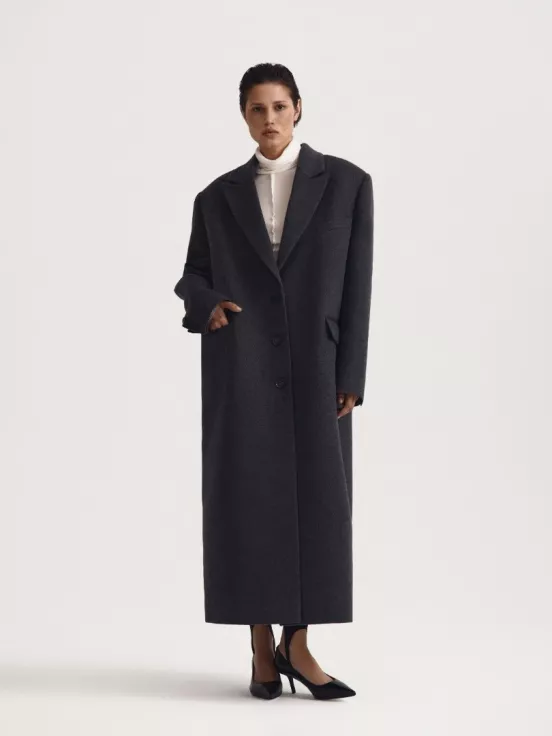 Пальто HIVER цвет темно-серый