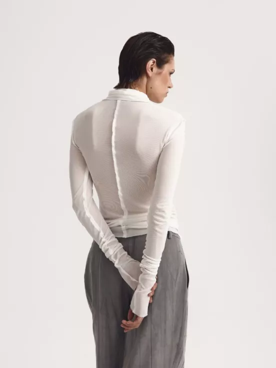 Лонгслив INSIDE OUT цвет белый за 17 900 рублей