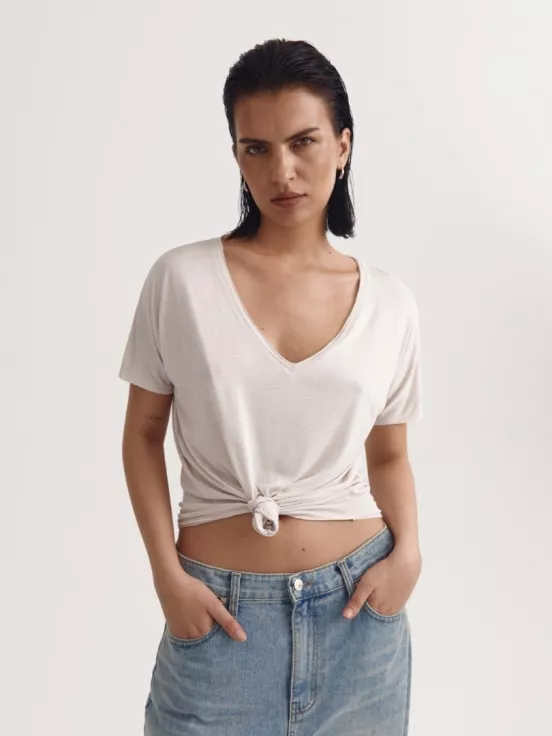 Футболка TRIANGLE ECRU