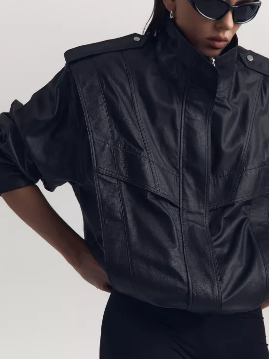 Купить Куртка POLICE цвет черный за 150 000 рублей