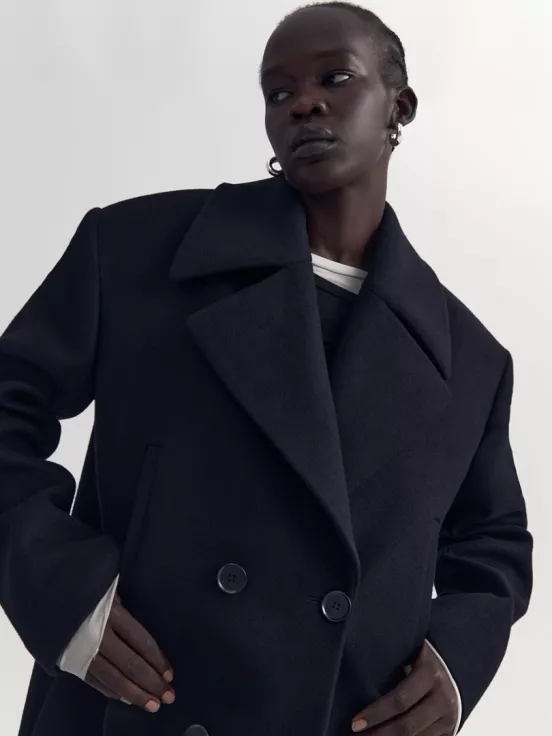 Пальто CLAUDE цвет черный за 79 900 рублей