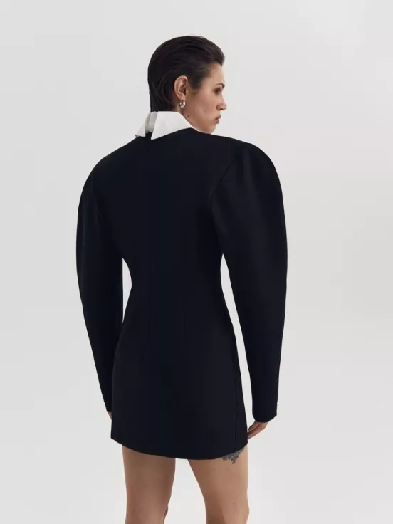 Купить Платье DAISY цвет черный за 32 900 рублей