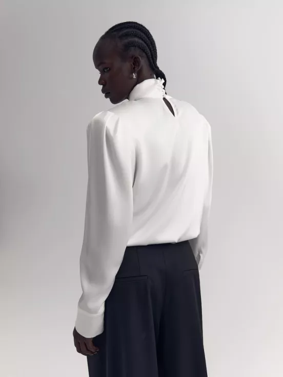 Купить Блуза ROSET цвет белый за 31 900 рублей