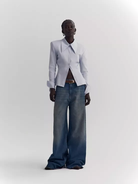 Блуза FRAME цвет голубой