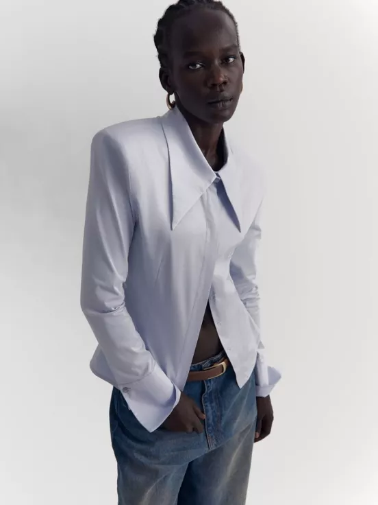 Блуза FRAME цвет голубой за 20 900 рублей