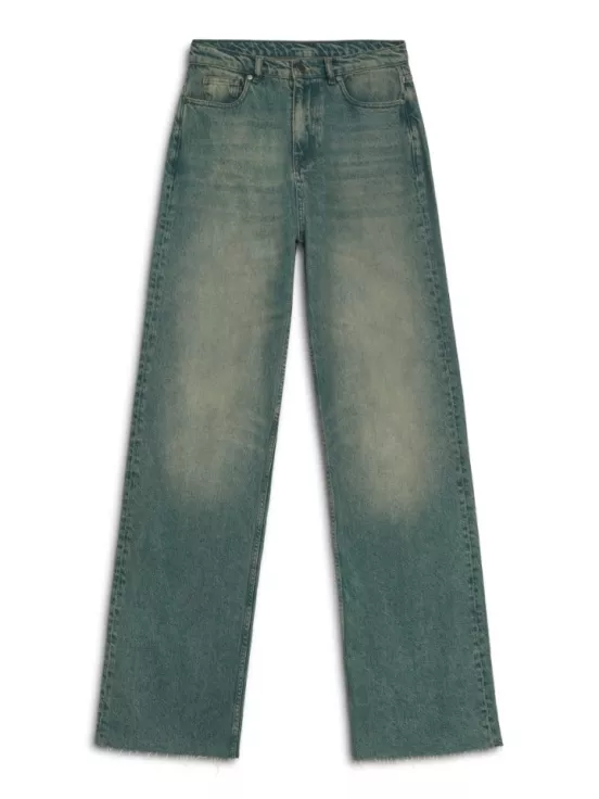 Купить Джинсы DOUBLE цвет зелено-голубой