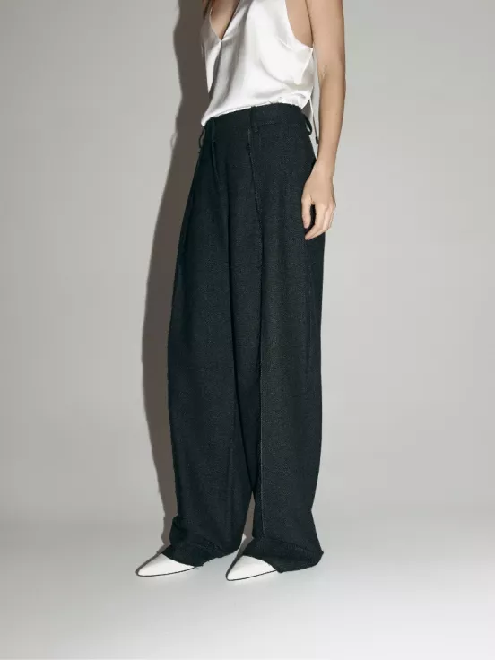 Брюки DOUBLE ESPRESSO цвет темно-серый