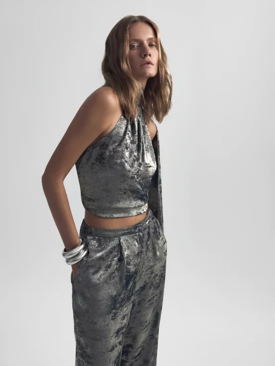 Блуза HERMITAGE NEW цвет золотой за 22 900 рублей