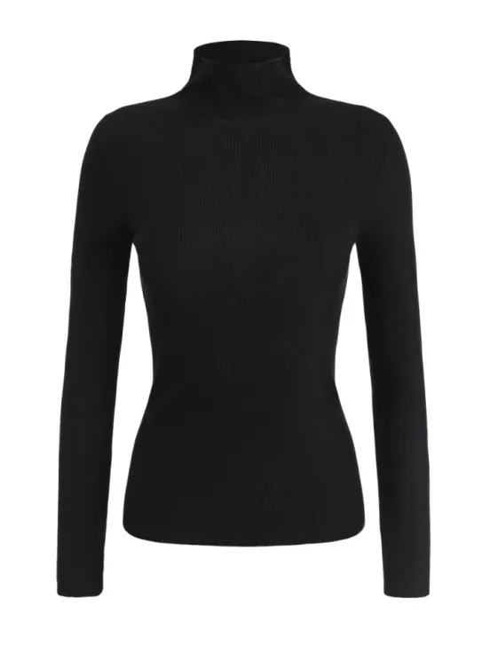 Купить Лонгслив FLUFFY BLACK цвет черный