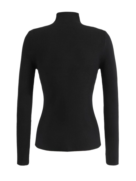 Лонгслив FLUFFY BLACK