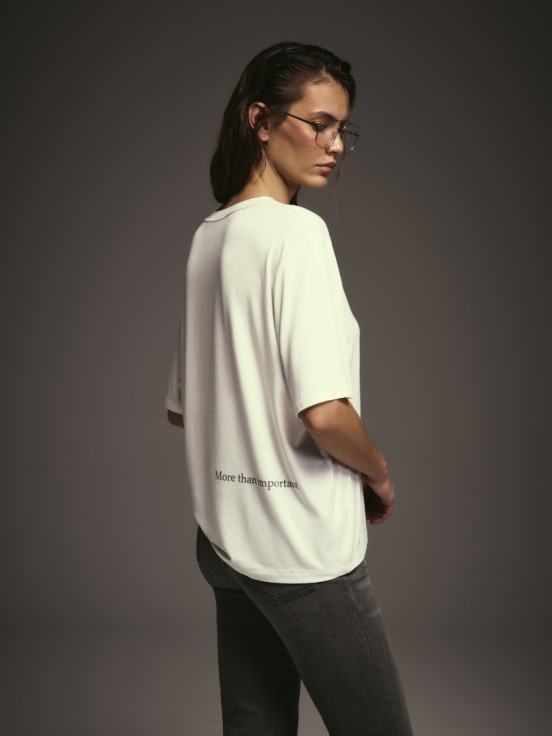 Футболка KATE цвет молочный